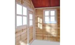 Drewniany domek do zabawy EXIT Loft 150 - naturalny