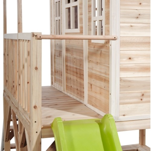 Drewniany domek do zabawy EXIT Loft 550 - naturalny