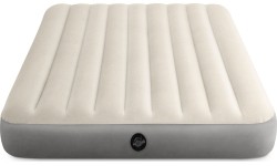 Materac welurowy dmuchany 203x152 cm Intex 64103