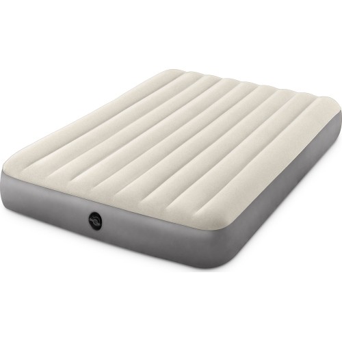 Materac welurowy dmuchany 203x152 cm Intex 64103