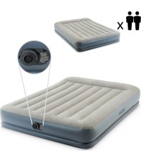 Materac dmuchany 203x152 cm z pompką dwuosobowy Intex 64118ND