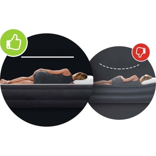 Materac dmuchany do spania 203x152 cm dwuosobowy łóżko INTEX 64143