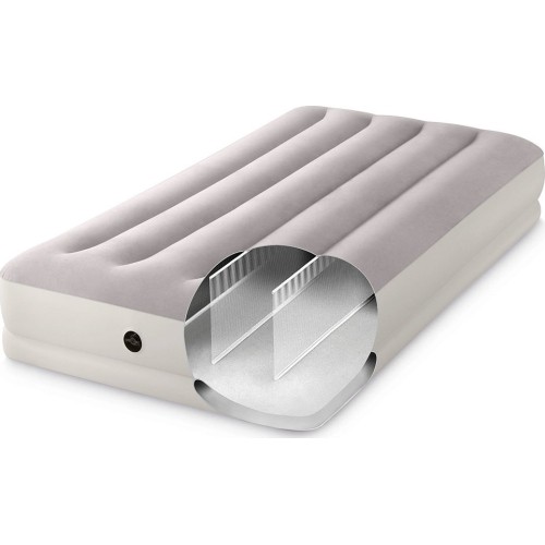 Materac dmuchany jednoosobowy z pompką USB INTEX 64177, 191x99x30 cm