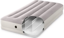 Materac dmuchany jednoosobowy z pompką USB INTEX 64177, 191x99x30 cm