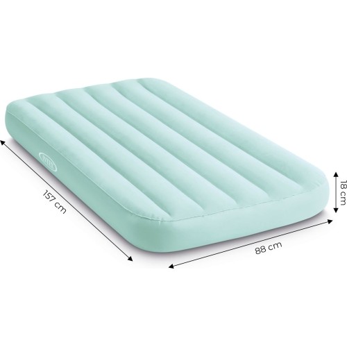 Materac dmuchany dla dzieci do spania 157x88x18 niebieski INTEX 66803