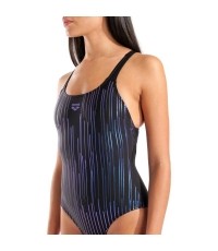 W Hyacinth Swim Pro Back L Black 36 - 500