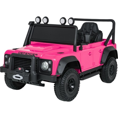 Pojazd elektryczny dla dzieci Land Rover Defender 110 SVX Concept, różowy