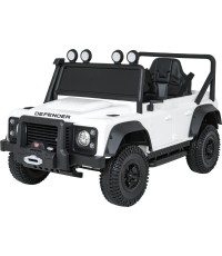 Land Rover Defender 110 SVX Concept pojazd elektryczny biały