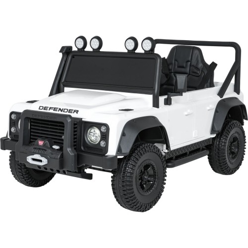 Land Rover Defender 110 SVX Concept pojazd elektryczny biały