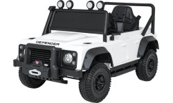 Land Rover Defender 110 SVX Concept pojazd elektryczny biały