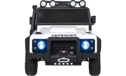 Land Rover Defender 110 SVX Concept pojazd elektryczny biały