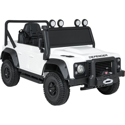 Land Rover Defender 110 SVX Concept pojazd elektryczny biały