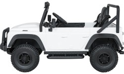 Land Rover Defender 110 SVX Concept pojazd elektryczny biały