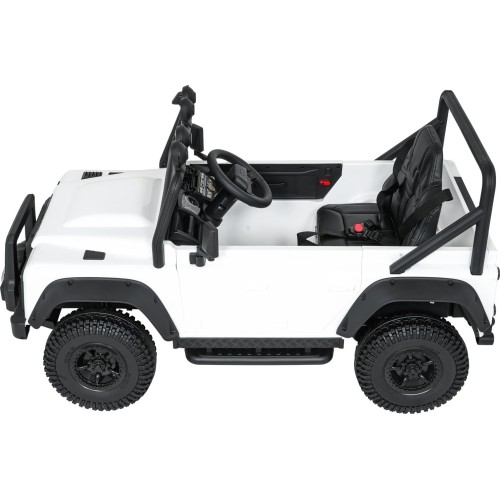 Land Rover Defender 110 SVX Concept pojazd elektryczny biały