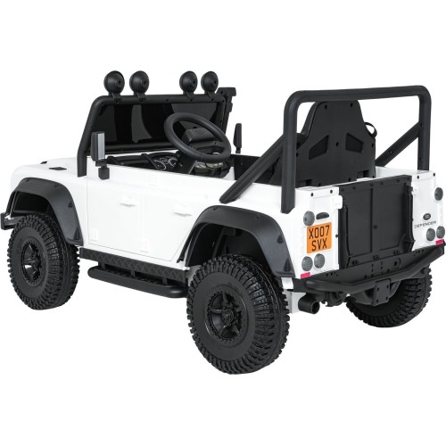 Land Rover Defender 110 SVX Concept pojazd elektryczny biały