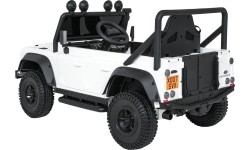 Land Rover Defender 110 SVX Concept pojazd elektryczny biały
