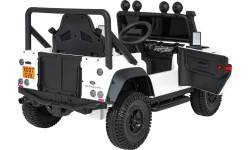 Land Rover Defender 110 SVX Concept pojazd elektryczny biały
