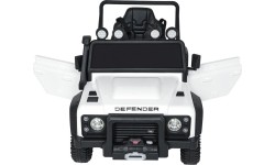 Land Rover Defender 110 SVX Concept pojazd elektryczny biały