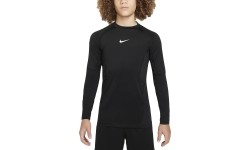 Koszulka młodzieżowa Nike B NP DF LS Top 24, czarna FJ6822 010