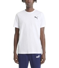 Puma Marškinėliai Vyrams ESS Small Logo Tee White