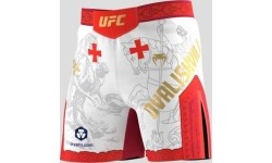 Męskie spodenki UFC Unrivaled by Venum White Merab Dvalishvili Short Fit Fight Short