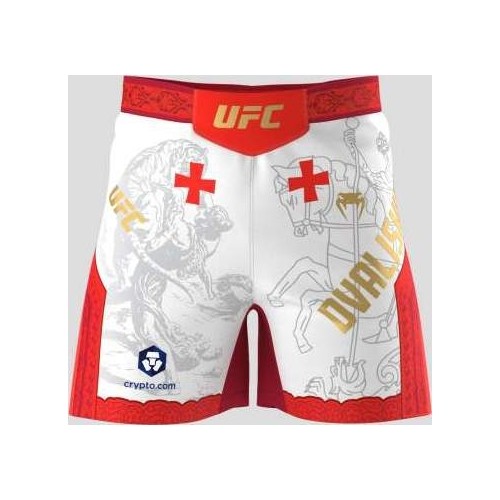 Męskie spodenki UFC Unrivaled by Venum White Merab Dvalishvili Short Fit Fight Short