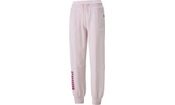 Spodnie damskie Puma Power Colorblock różowe 847127 16