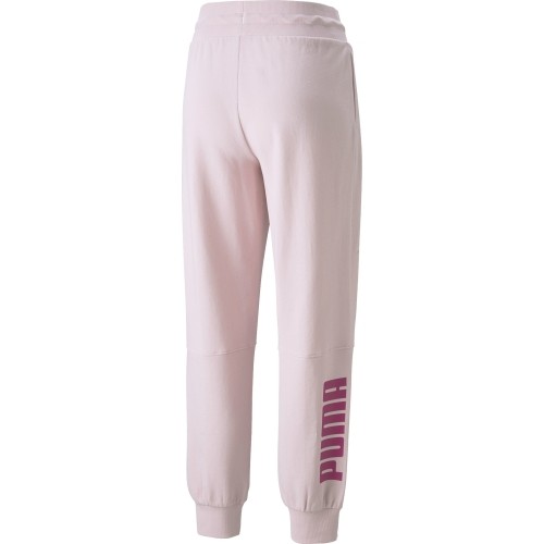 Spodnie damskie Puma Power Colorblock różowe 847127 16