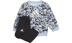 Dres dziecięcy Adidas I AOP Jog FT Black Blue H65806