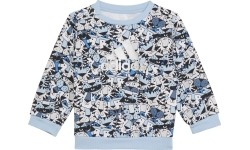 Dres dziecięcy Adidas I AOP Jog FT Black Blue H65806