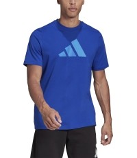 Adidas koszulka męska M Fi 3Bar Tee Blue HE2223