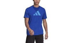 Adidas koszulka męska M Fi 3Bar Tee Blue HE2223
