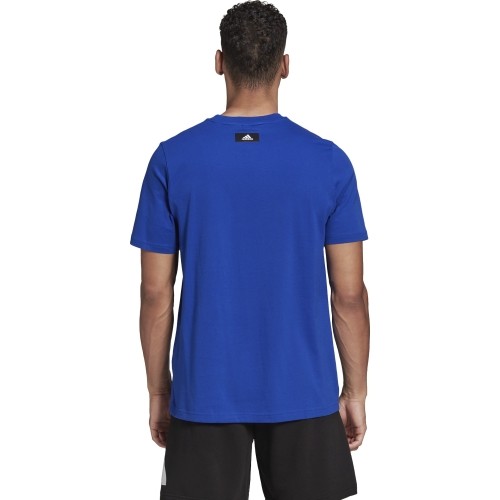 Adidas koszulka męska M Fi 3Bar Tee Blue HE2223