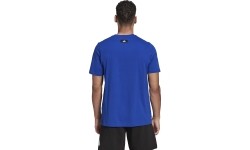 Adidas koszulka męska M Fi 3Bar Tee Blue HE2223