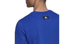 Adidas koszulka męska M Fi 3Bar Tee Blue HE2223