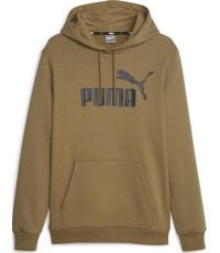 Bluza męska Puma Essentials Big Logo Hoodie FL, brązowa 586687 93
