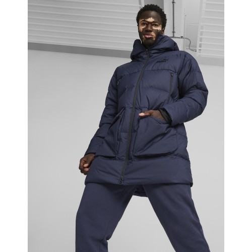 Puma Protective Hooded męska kurtka puchowa granatowa 675378 06