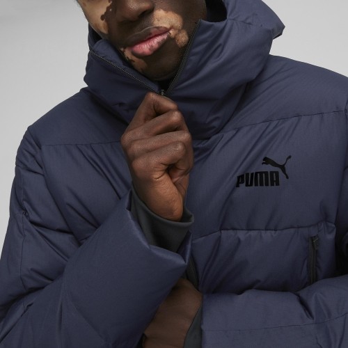 Puma Protective Hooded męska kurtka puchowa granatowa 675378 06