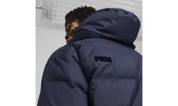 Puma Protective Hooded męska kurtka puchowa granatowa 675378 06