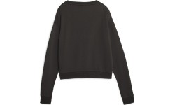 Bluza damska Puma Ess+ Relaxed Crew FL czarna 676801 01