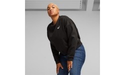 Bluza damska Puma Ess+ Relaxed Crew FL czarna 676801 01