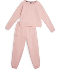 Dres młodzieżowy Puma Loungewear Suit, różowy 670734 63