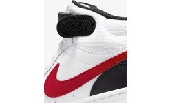 Buty młodzieżowe Nike Court Borough Mid 2 Black White Red CD7782 110