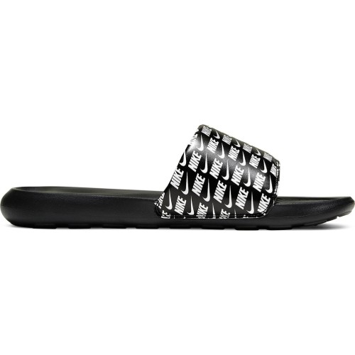 Klapki męskie Nike Victori One Slide Print, czarno-białe