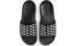 Klapki męskie Nike Victori One Slide Print, czarno-białe