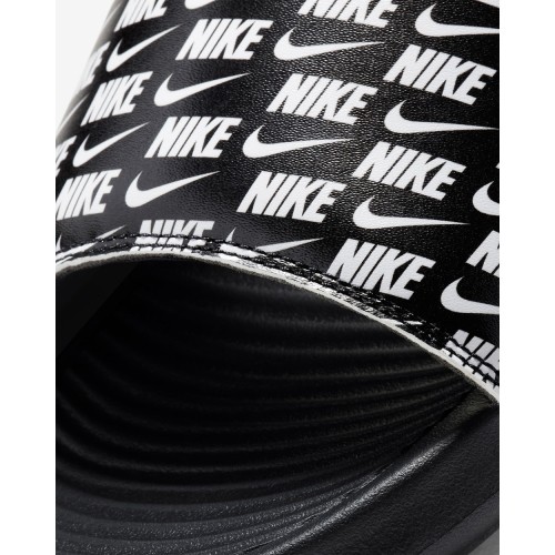 Klapki męskie Nike Victori One Slide Print, czarno-białe