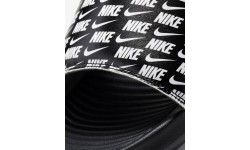 Klapki męskie Nike Victori One Slide Print, czarno-białe