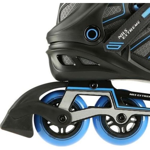 NA14217 ŁYŻWOROLKI NILS EXTREME - Czarny-Miętowy