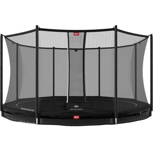 BERG Favorit InGround 430 Czarny + siatka zabezpieczająca Comfort