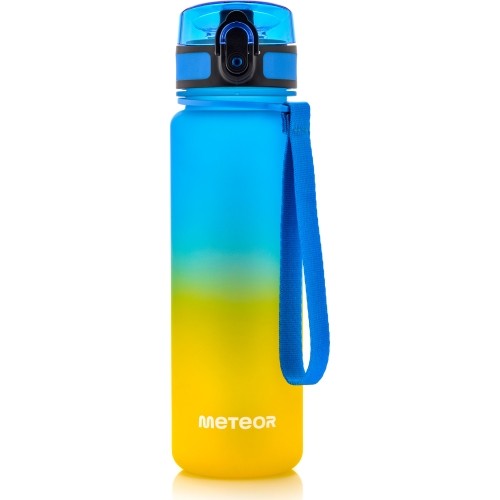 Sports water bottle meteor - Blue/yellow